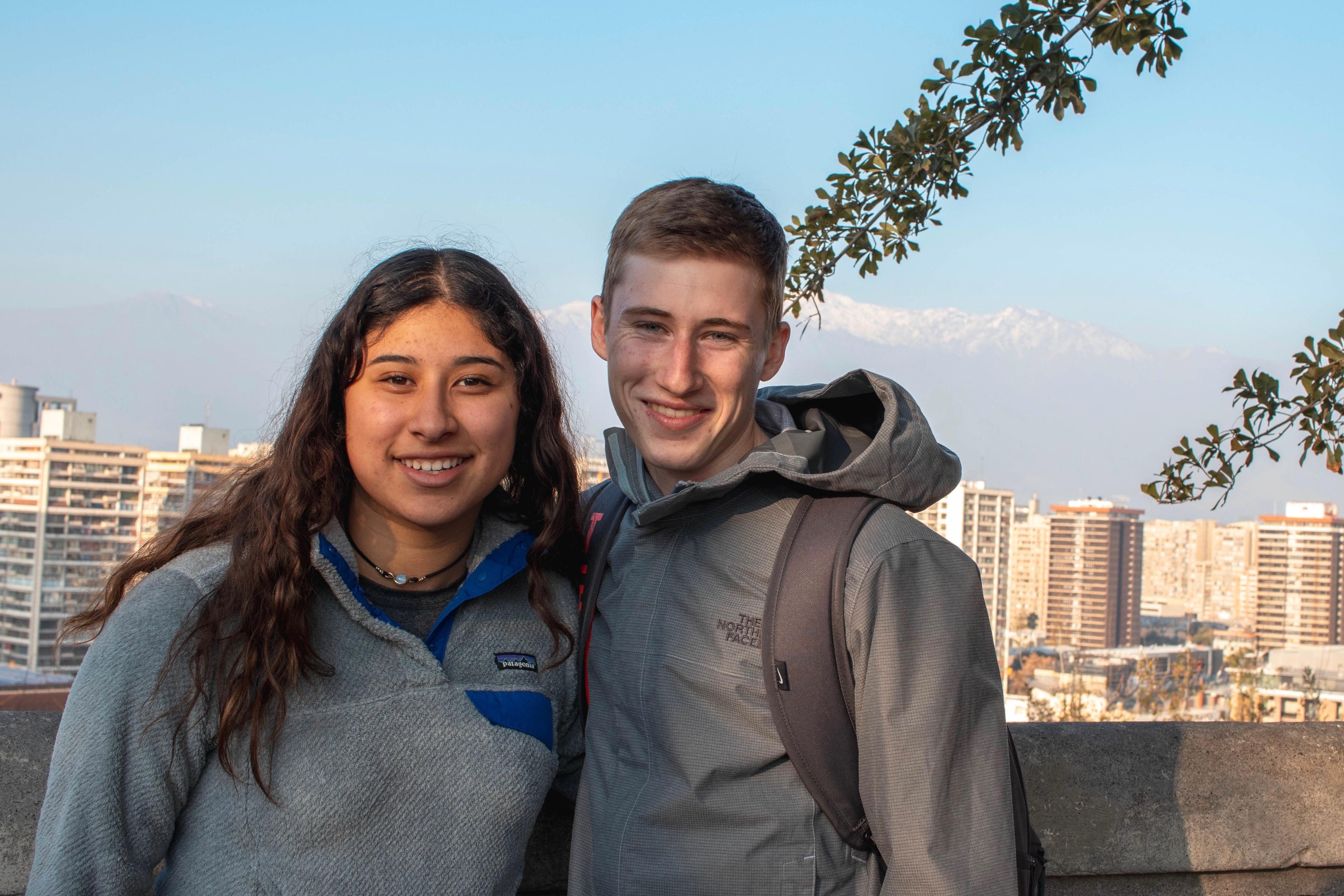 Chelsea and Danny in Santiago, Chile
