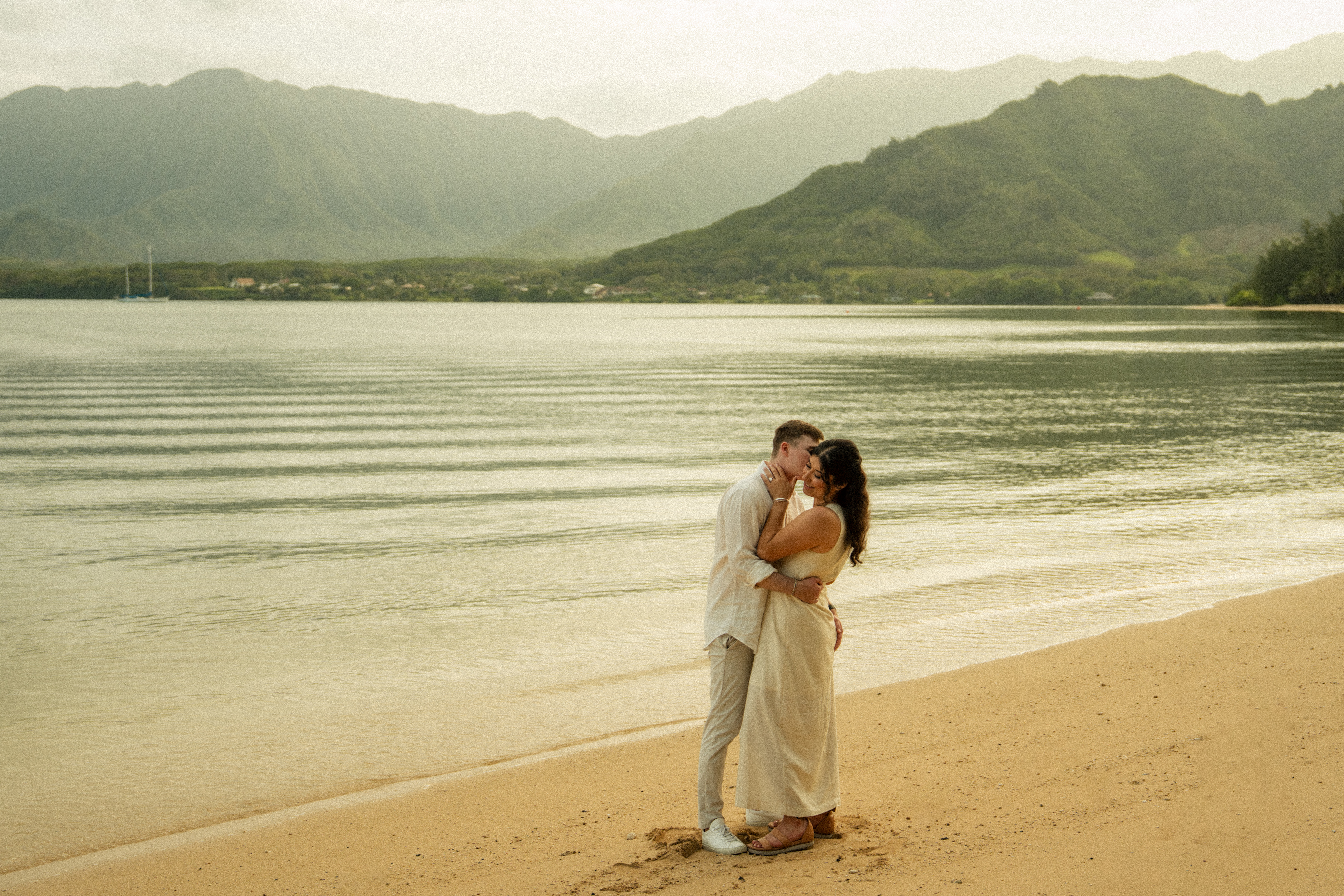 Chelsea and Danny at Kualoa Ranch